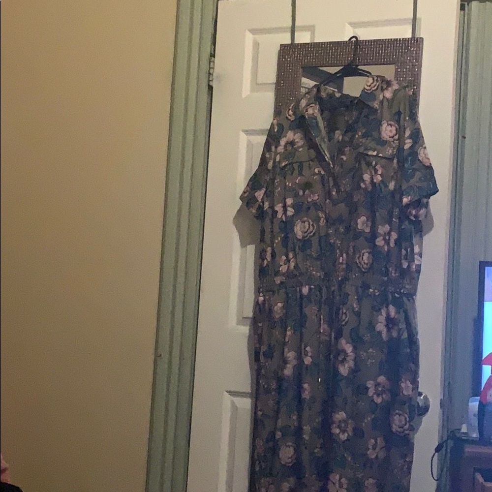 NWT Ralph Lauren Silk Floral Jumpsuit!